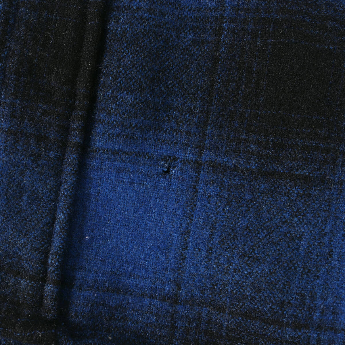 PENDLETON ペンドルトン シャツ サイズ:M 70s オンブレチェック ウール 長袖シャツ ブルー ブラック 青黒 70年代 ヴィンテージ 古着_画像5