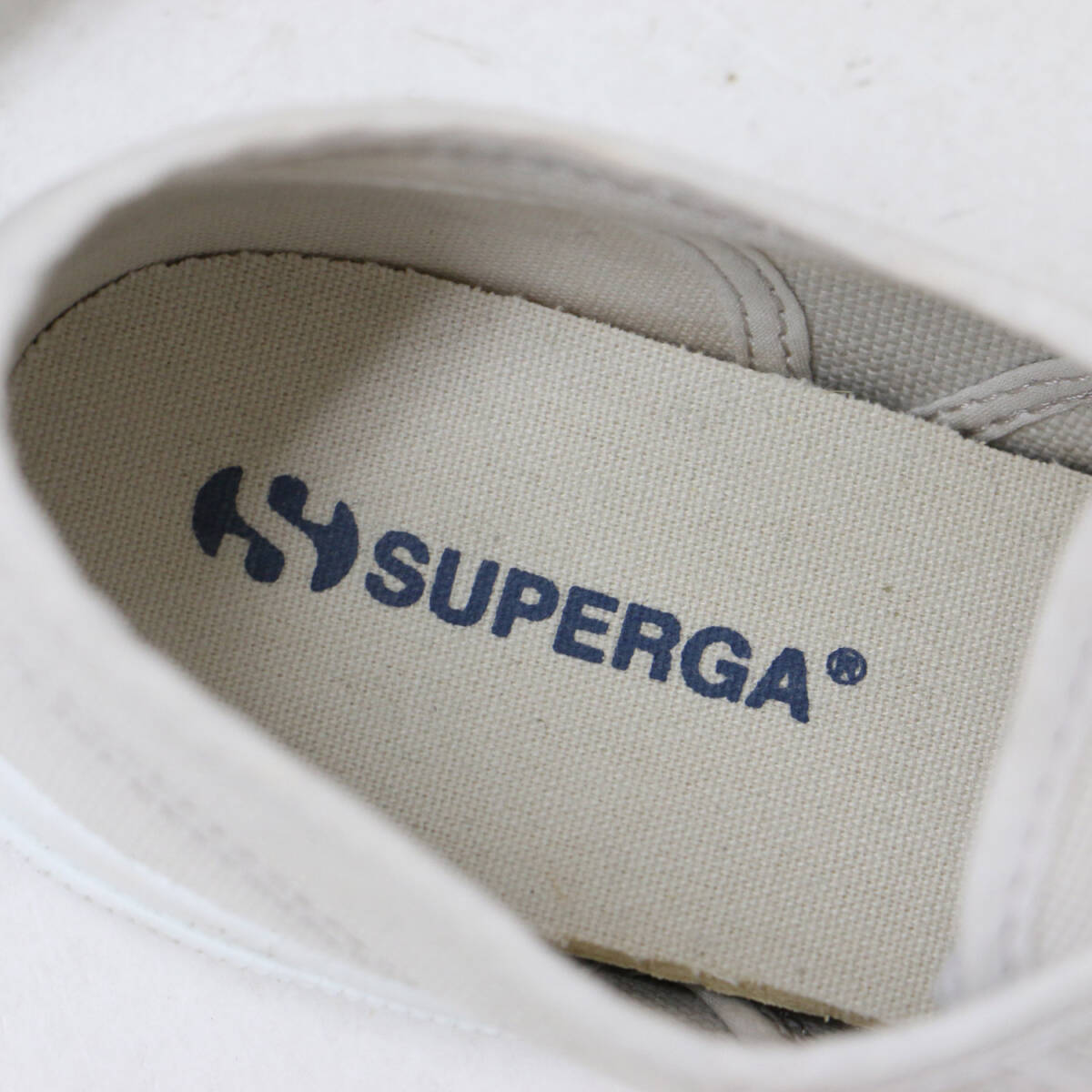 SUPERGA スペルガ スニーカー ライトベージュ 39(25.0cm) COTU CLASSIC ローカット レースアップ キャンバス シューズ シンプル_画像6