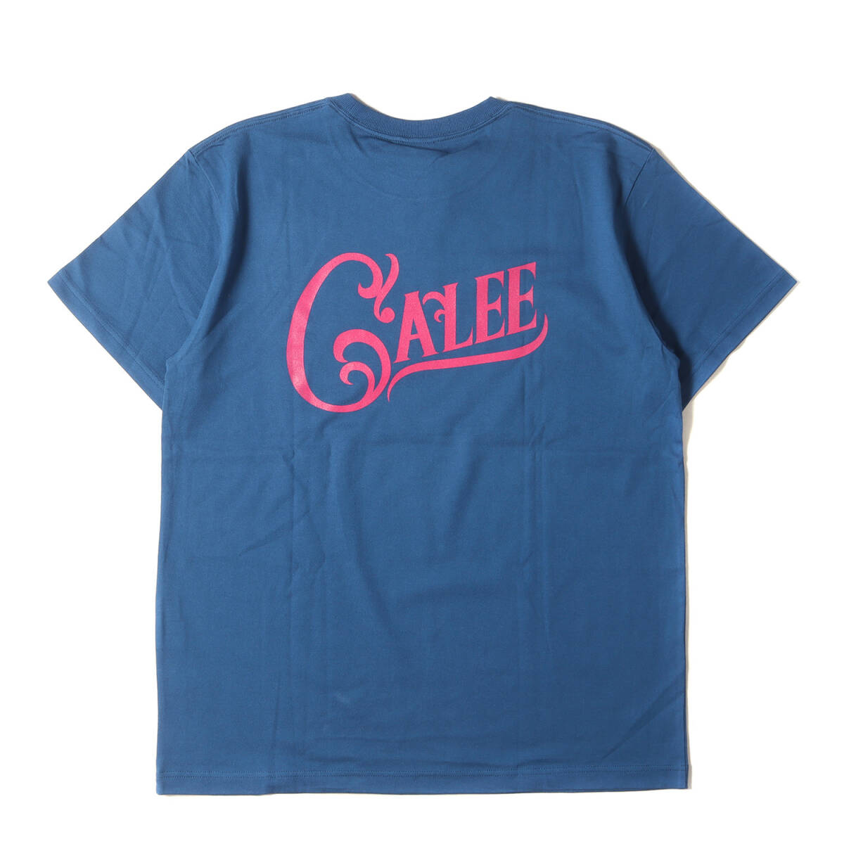 CALEE キャリー Tシャツ サイズ:L 21SS Disney ミッキーマウス クルーネック 半袖Tシャツ Multi Player T-Shirt ブルー ディズニー コラボ_画像2