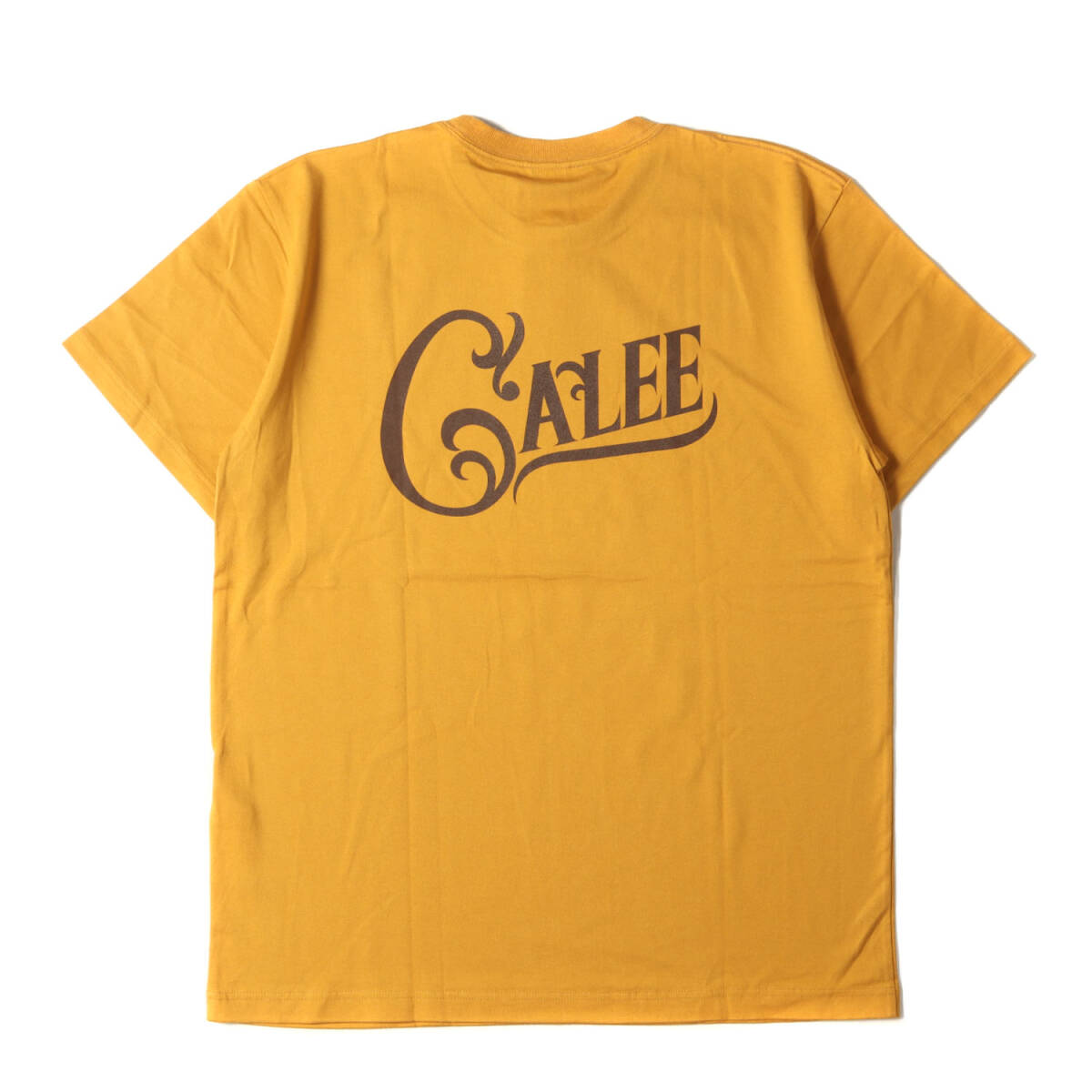 新品 CALEE キャリー Tシャツ サイズ:L 21SS Disney ミッキーマウス Tシャツ Multi Player T-Shirt マスタード ディズニー コラボの画像2
