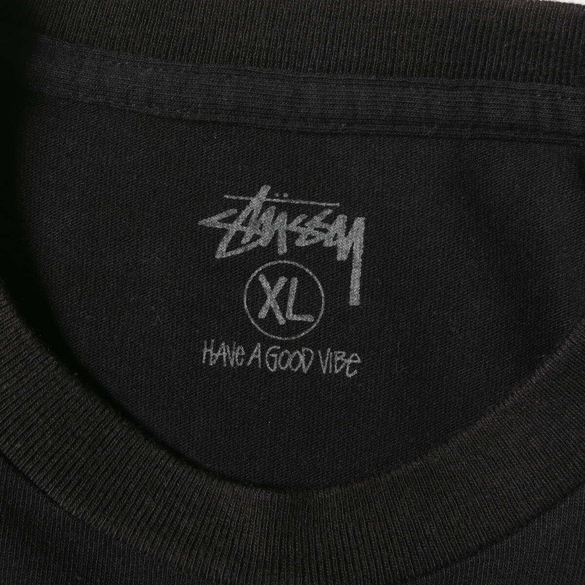  товар в хорошем состоянии  STUSSY ...  футболка   размер  :XL ... No.1 лого   ... гриф   футболка с коротким руковом   черный   вершина ... ...  улица 