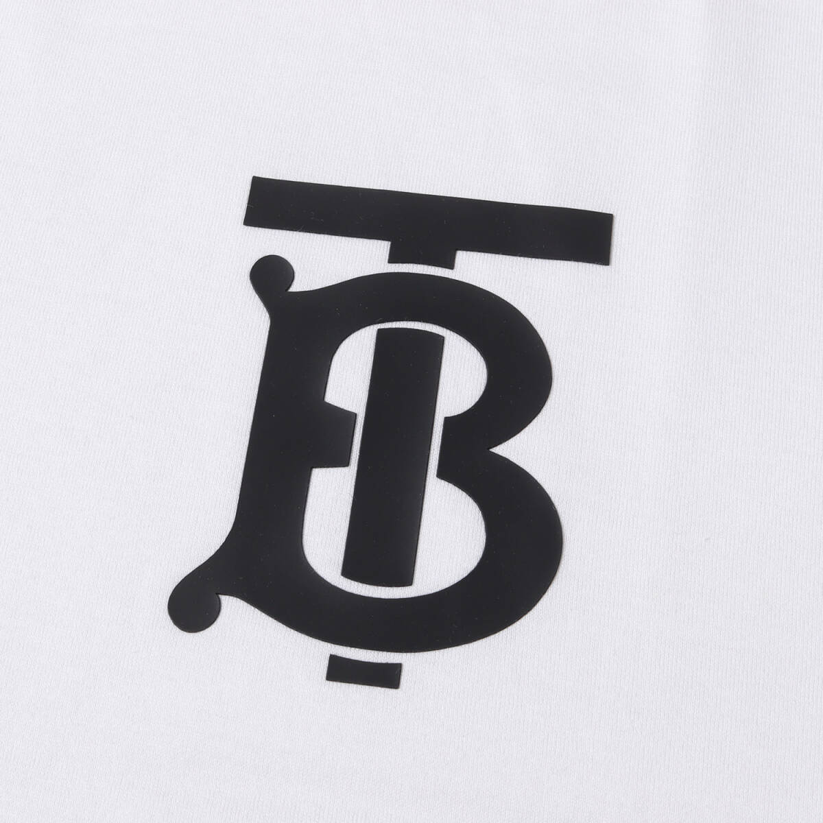 美品 BURBERRY バーバリー Tシャツ サイズ:XXS 近年モデル ワンポイント TBロゴ プリント クルーネック 半袖Tシャツ ホワイト 白 トップス_画像4