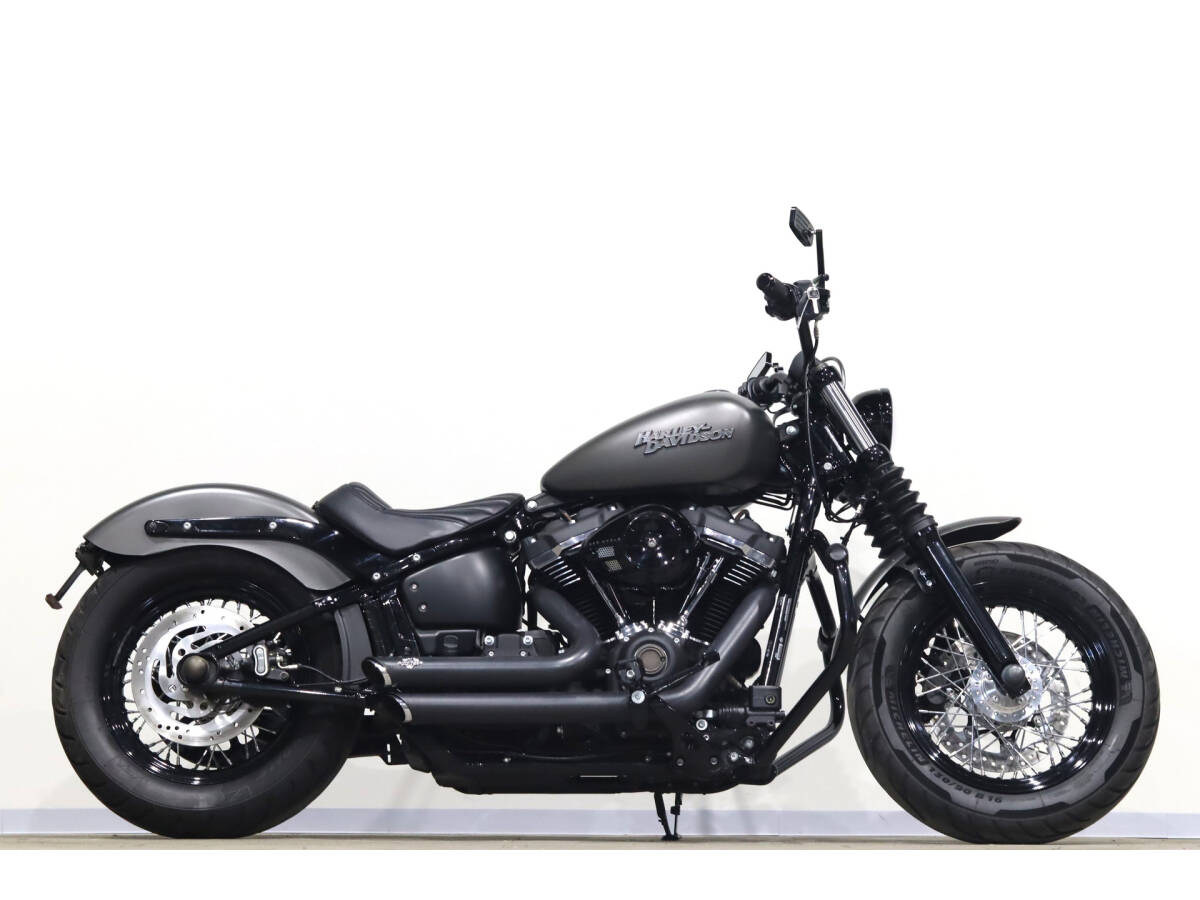 ハーレー ＦＸＢＢ 2019y M8 1745cc Vance＆Hines フルエキゾーストマフラー S&S ステルスエアクリーナー HD純正エンジンガード ABS_画像5