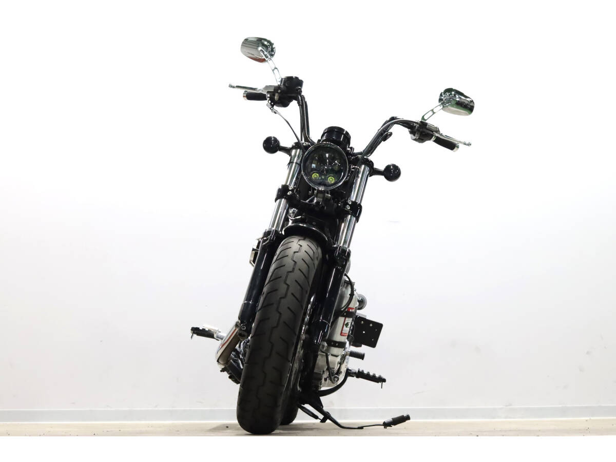  Harley XL1200X Forty-Eight более поздняя модель 2019y 17295km оригинальный mid темно синий Cobra muffler PM воздушный фильтр EG металлизированный Ape балка 