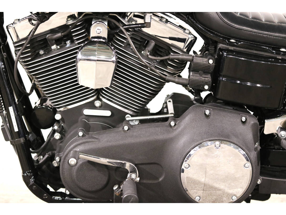  Harley FXDWG Dyna wide g ride 2013y TC96 1580cc low running 7329km ETC brass dog bo-n riser HOTDOG seat mid navy blue 
