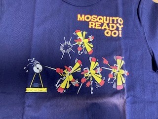 McCOY’s Mosquito Ready Go Tシャツ 38M 紺 未使用_画像3