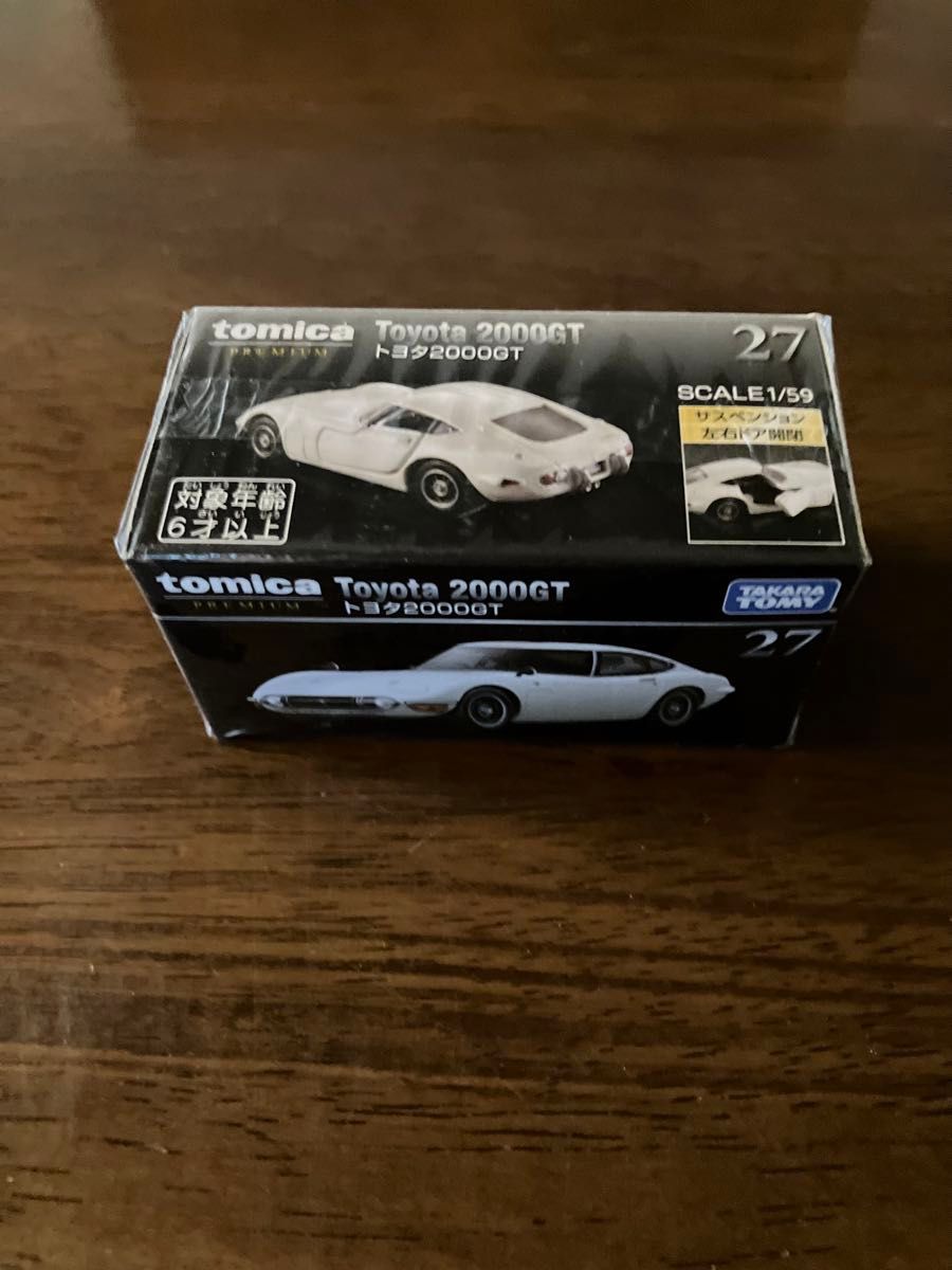 トミカプレミアム トヨタ 1/59 トヨタ2000GT No27 新品未開封 左右ドア開閉