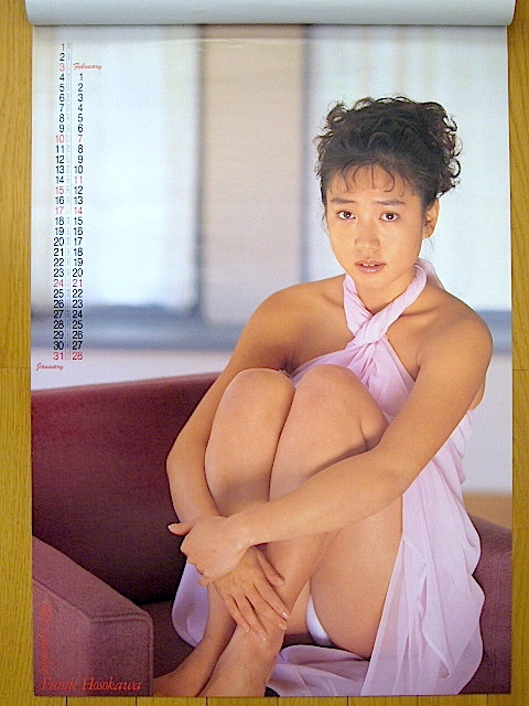 1993 год Hosokawa Fumie календарь B не использовался хранение товар 