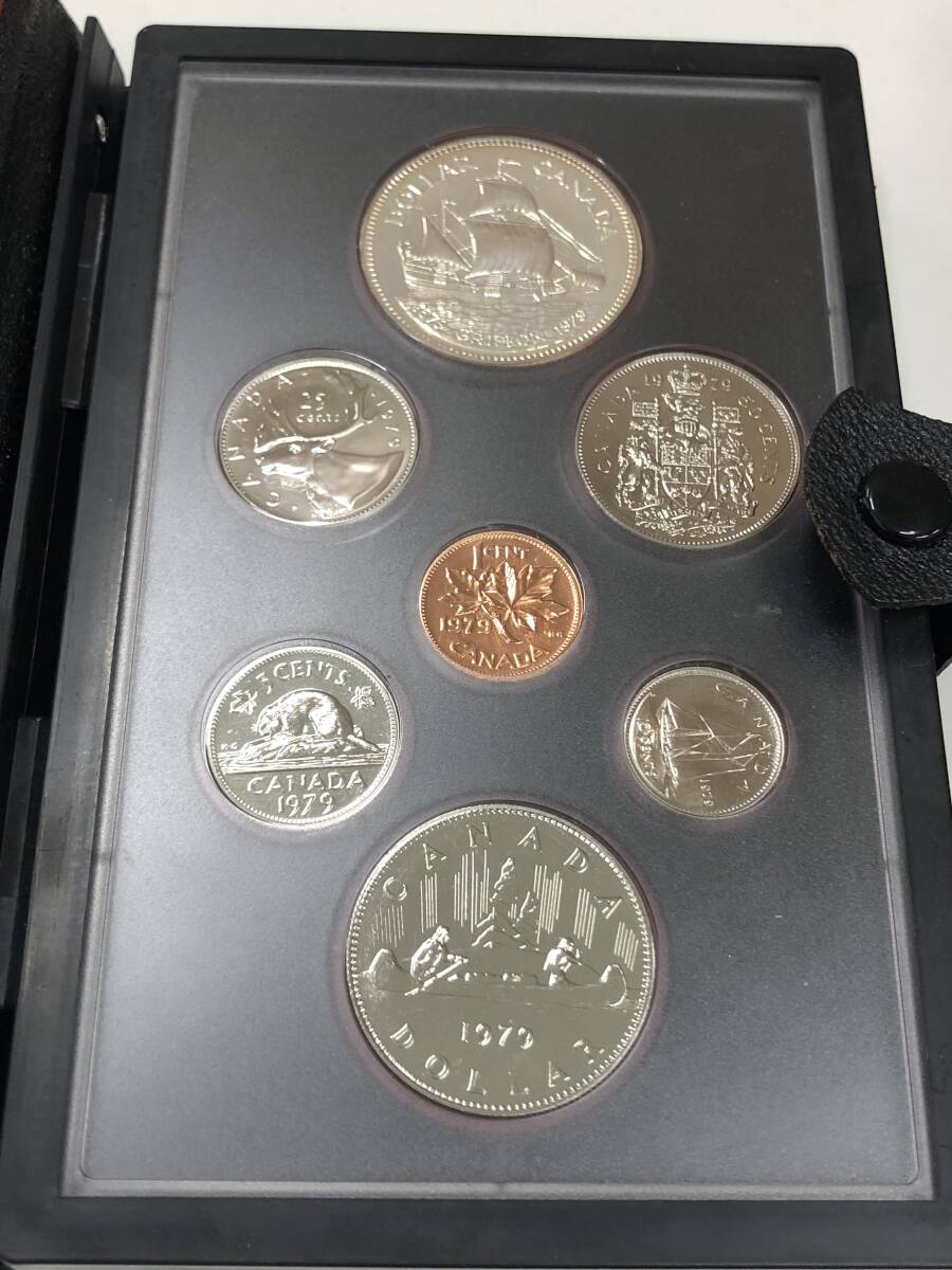 1979 Royal Canadian Mint カナダ ロイヤルカナディアンミント プルーフセット コインセット 銀の画像3