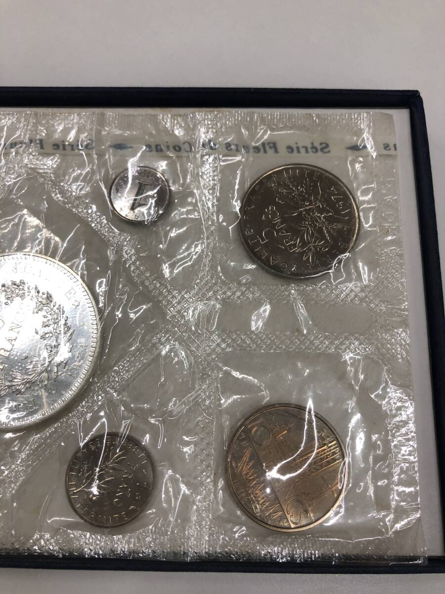 フランス　1974　コインセット　FLEURS DE COINS アンティーク　コイン　シルバー　銀貨_画像4