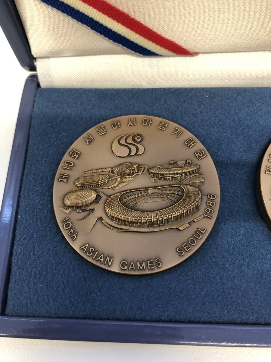 ソウルオリンピック 記念メダル 1986年 ケース付き コイン アンティークの画像5