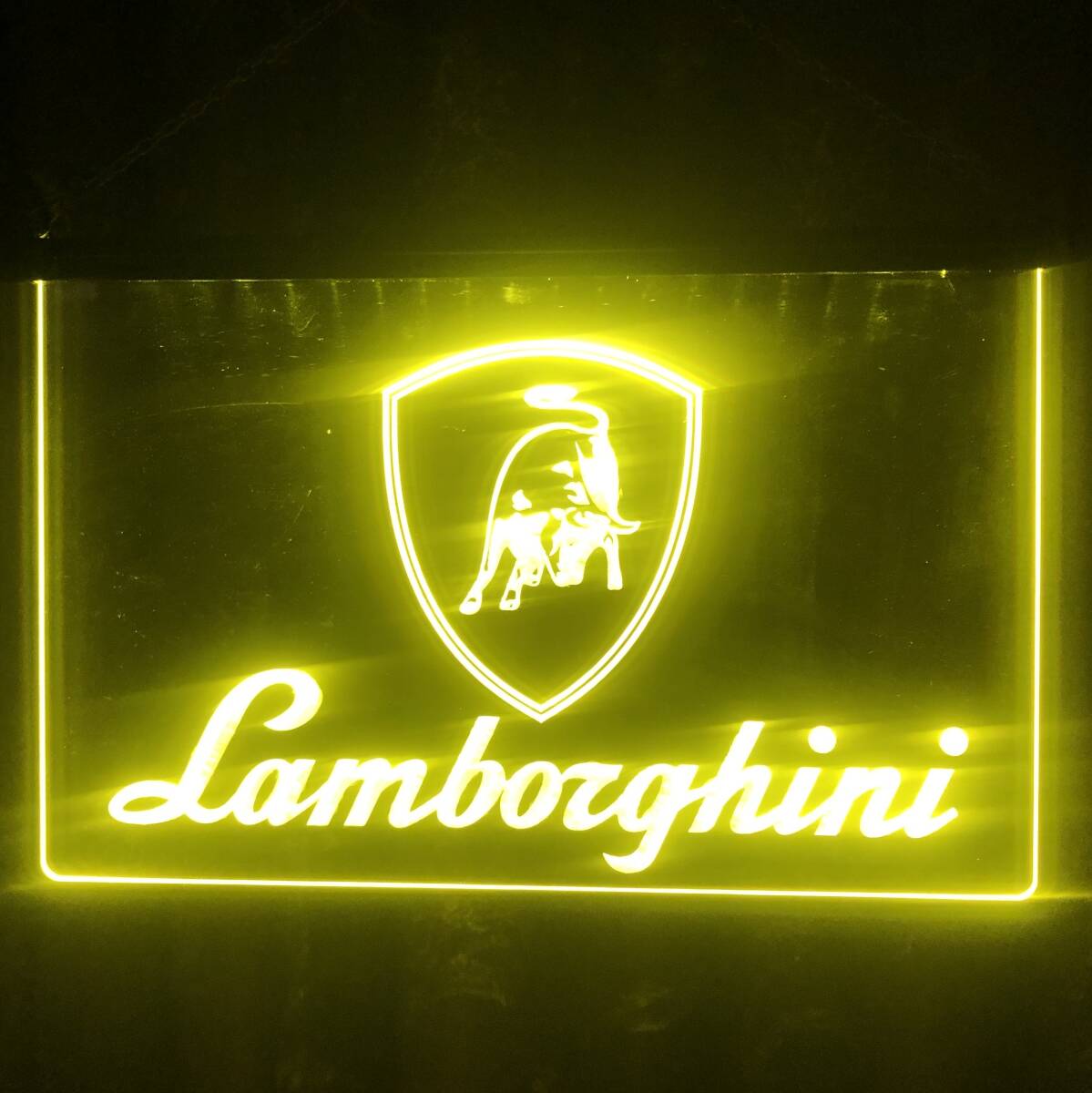 LED ネオンサイン 看板 ガレージ雑貨 LED照明 ランボルギーニ バナー 旗 タペストリー フラッグ アメリカン LAMBORGHINI ポスター_画像6