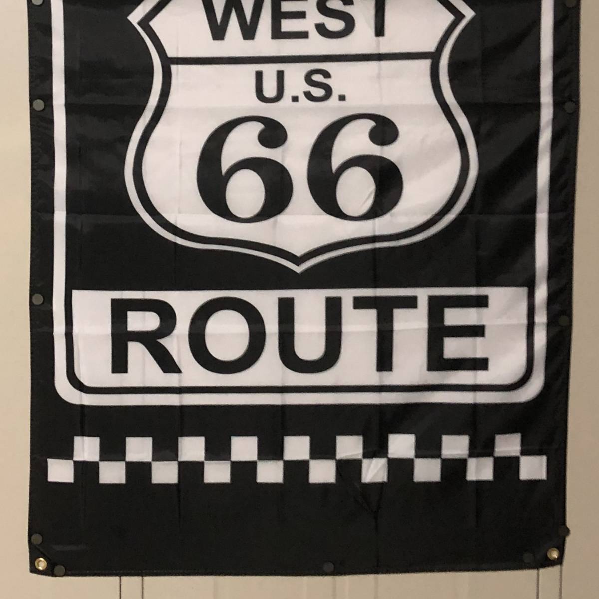 ★ガレージ装飾仕様★R04 ルート66旗 Route66 ルートフラッグ バナーフラッグ ハーレーダビッドソン ガレージ 雑貨 アメリカン USA雑貨_画像10