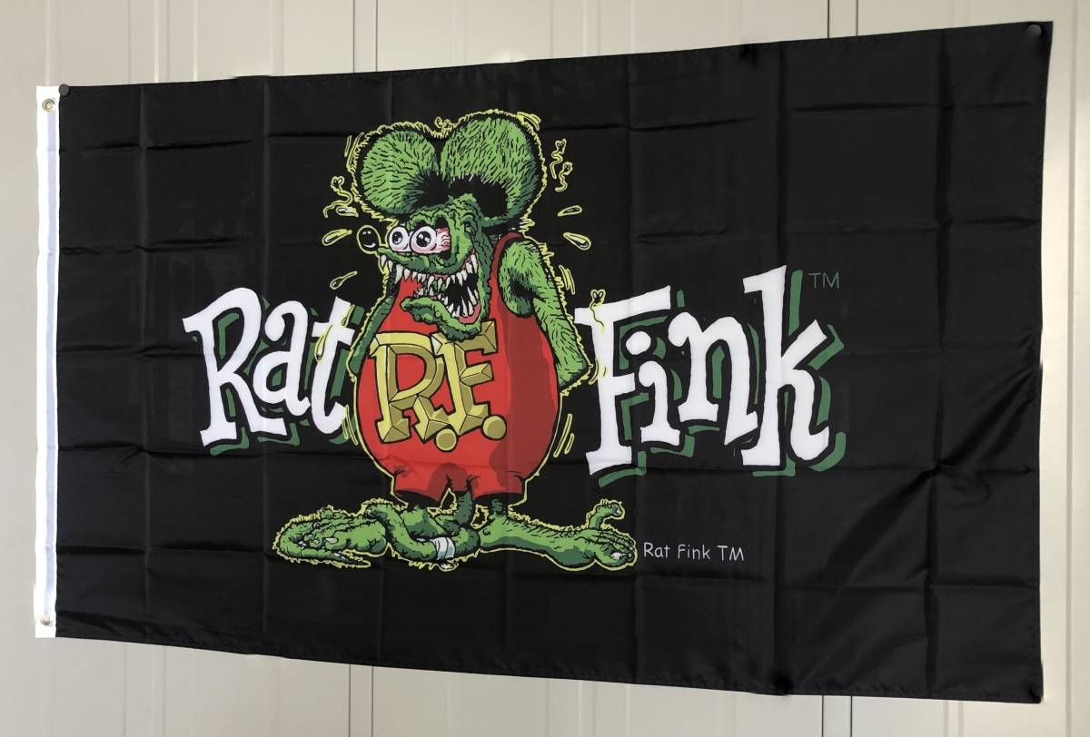 RFG ラットフィンク フラッグ チョッパー アメリカン雑貨 ハーレーダビットソン タペストリー ガレージ雑貨 ポスター RAT FINK ステッカー_画像8