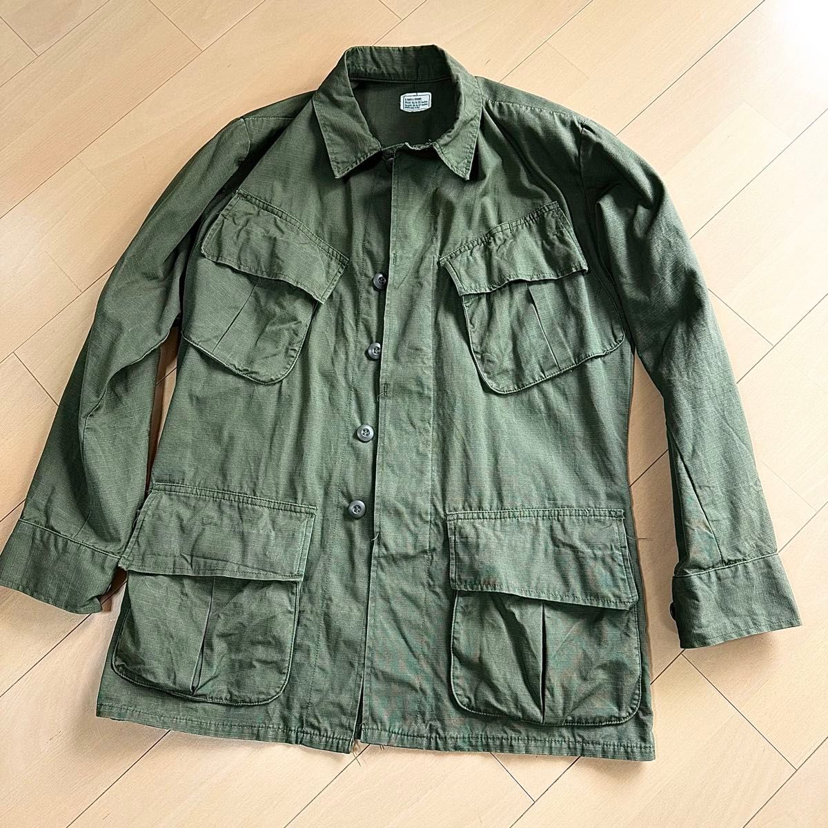 米軍実物 ジャングルファティーグジャケット 4th X-small short 米軍実物 ジャングルファティーグジャケット 4th X-small short