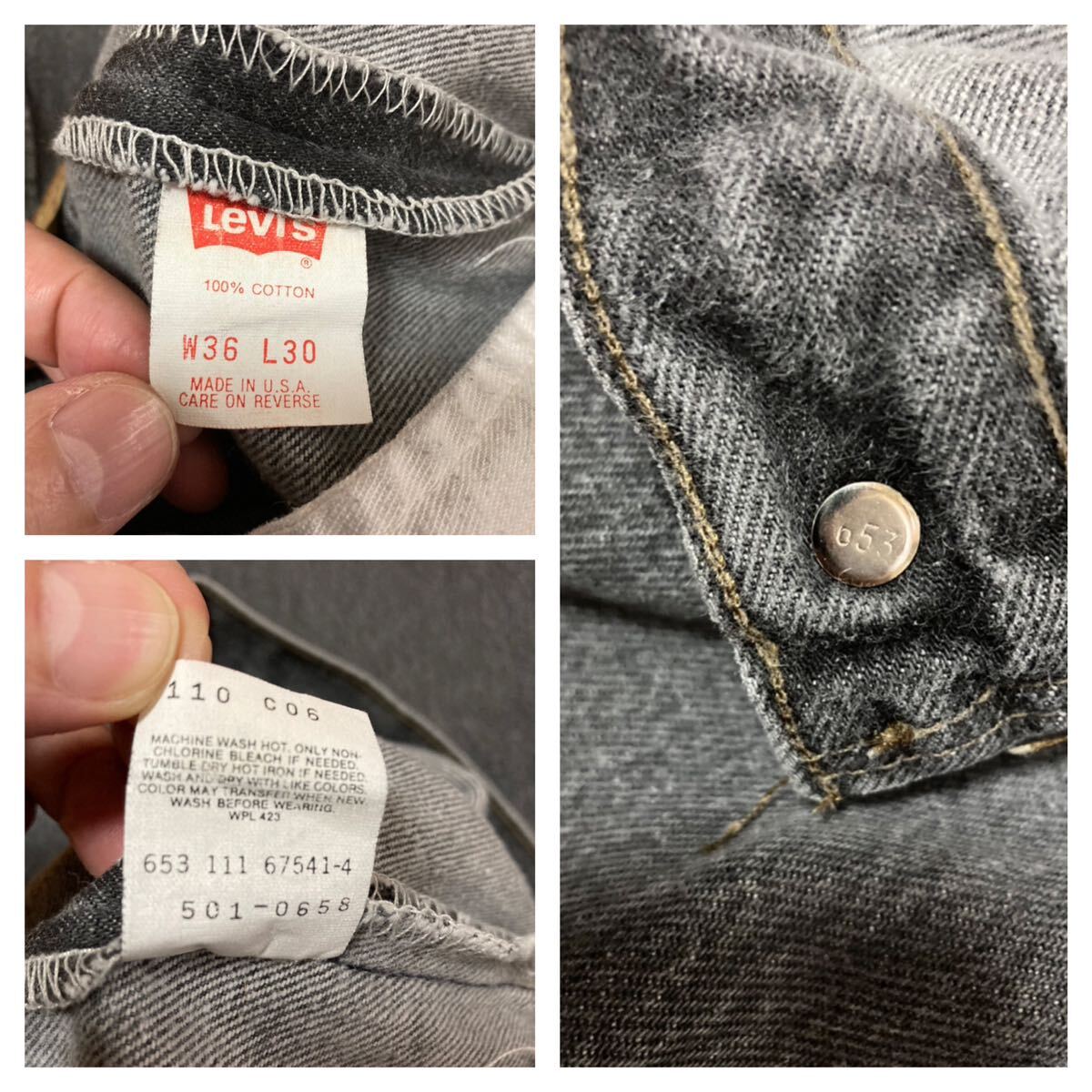 90s 501 ブラック デニムパンツ W36 L30 リーバイス levi's USA 90s 501 ブラック デニムパンツ W36 L30 リーバイス levi's USA