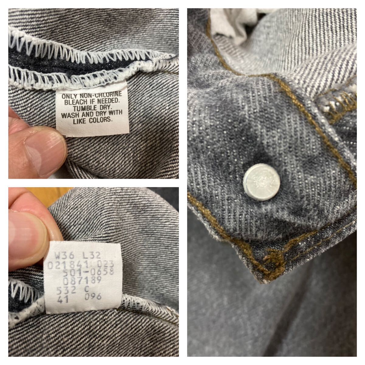 80s LEVIS 501 ブラック デニムパンツ W36 L32 リーバイス 80s LEVIS 501 ブラック デニムパンツ W36 L32 リーバイス
