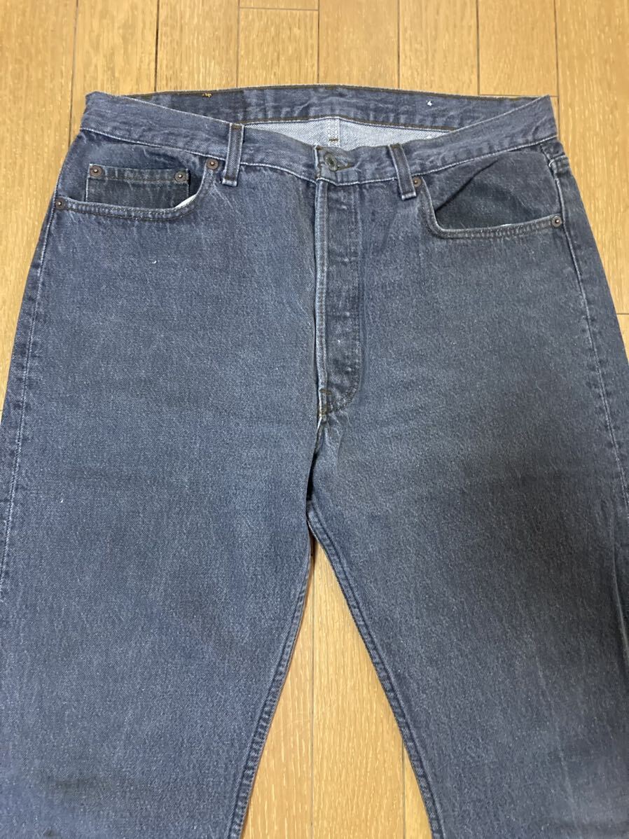 80s LEVIS 501 ブラック デニムパンツ W36 L32 リーバイス 80s LEVIS 501 ブラック デニムパンツ W36 L32 リーバイス