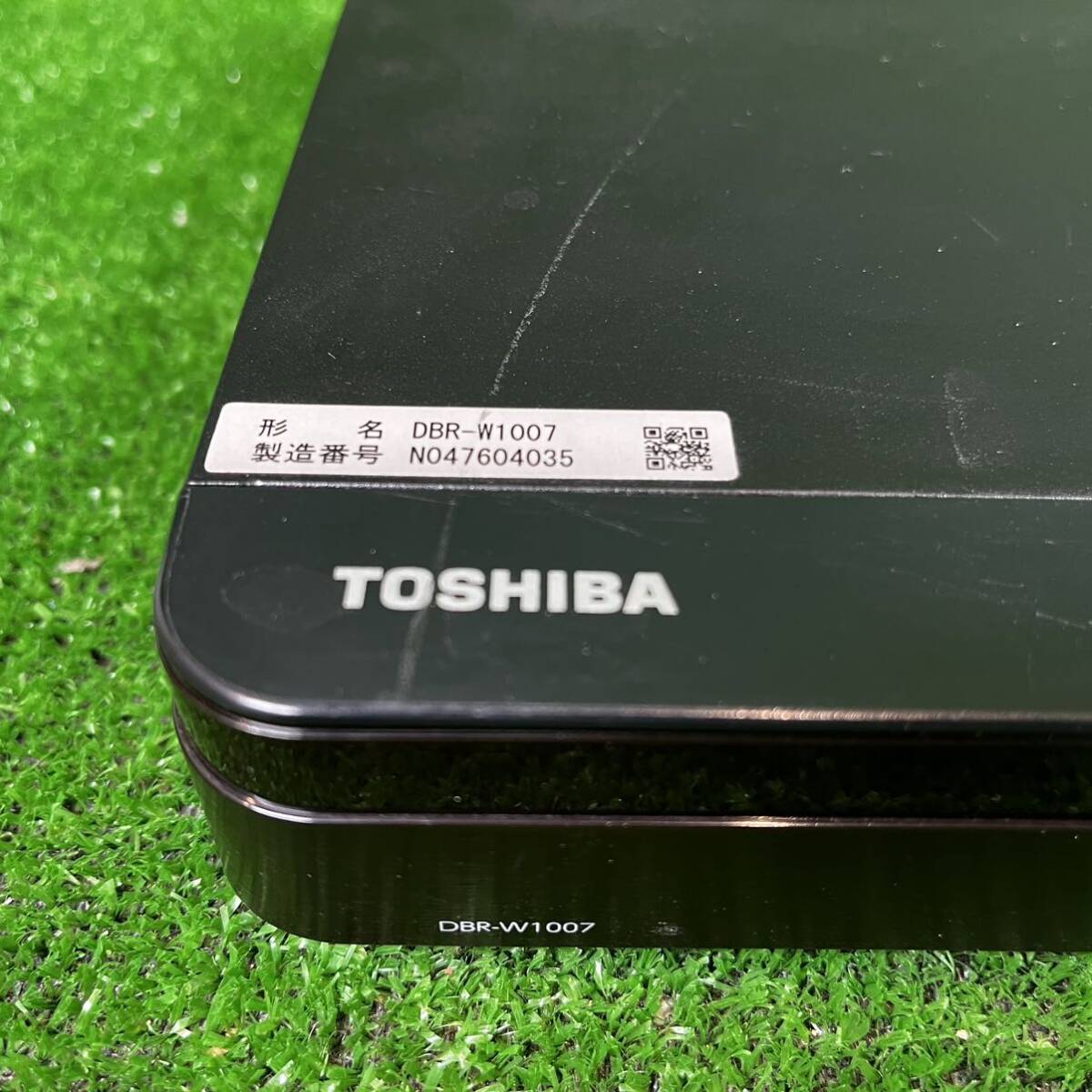 4-584】TOSHIBA 東芝 DBR-W1007 HDD/BDレコーダー 3D対応品 2017年製の画像2