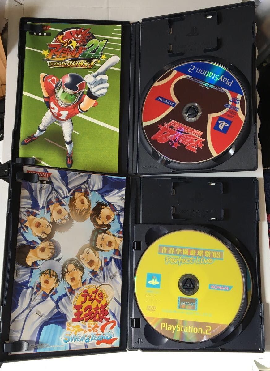 PS2 ジャンプ原作 4本セット ドラゴンボール ワンピース アイシールド テニスの王子様