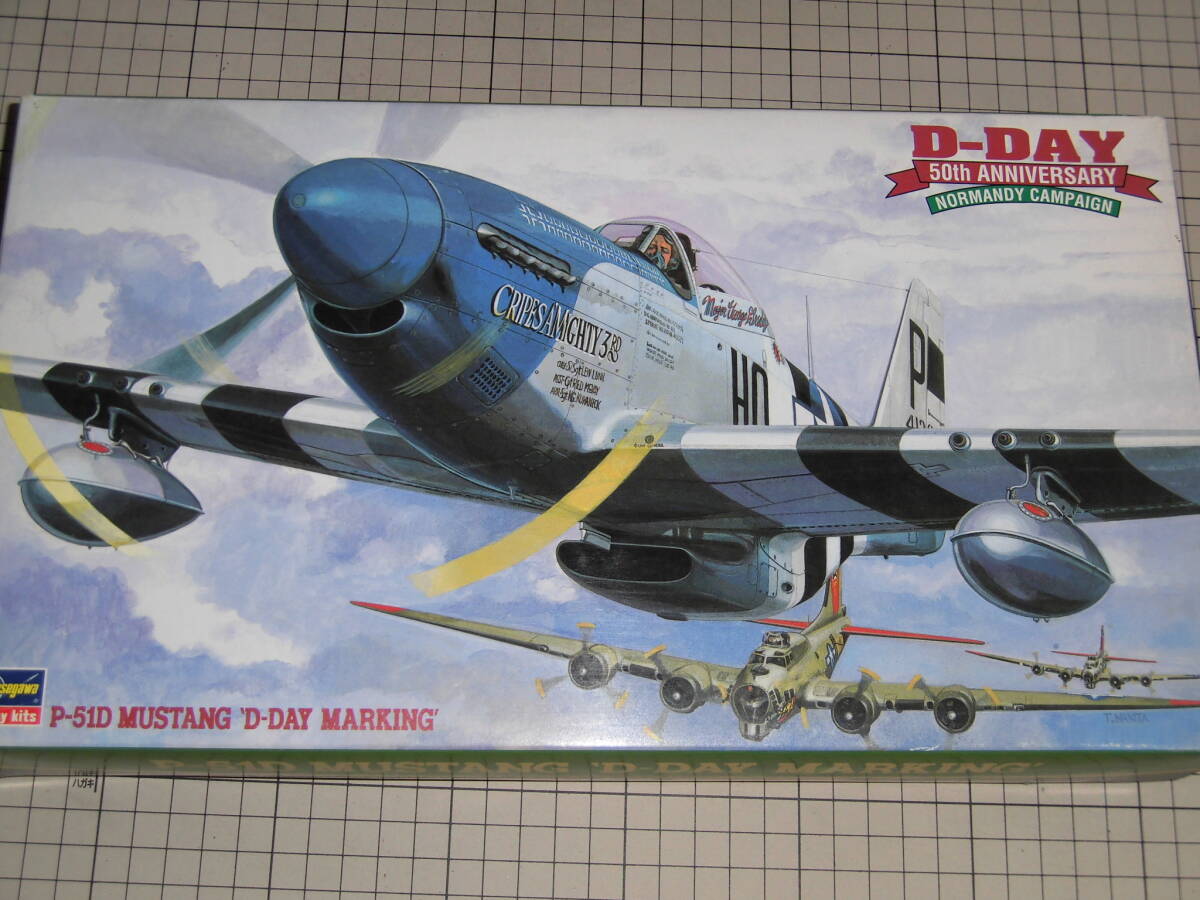 ハセガワ      1/48   P-51D ムスタング  Dデイ スペシャルマーキングの画像1