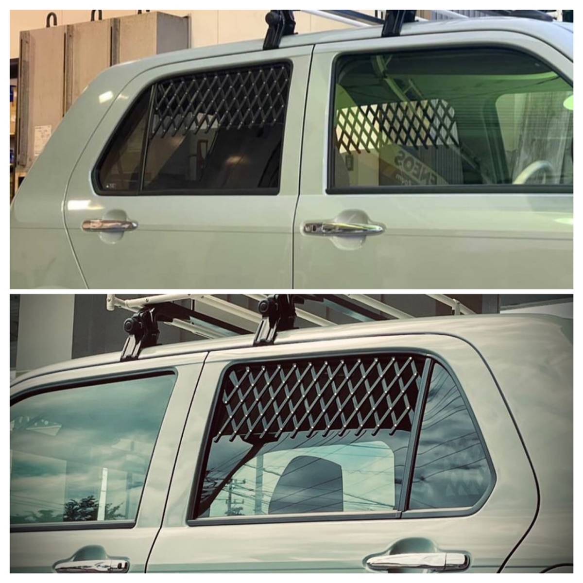Lサイズ　2個セット ウィンドーガード 自動車 窓 犬 アミアミ USDM EURO フェンス_画像5