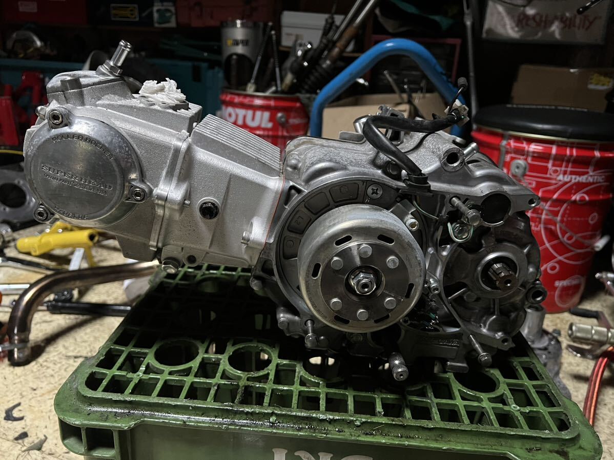 武川製 コンプリートエンジン4v 138cc スカット モンキー ゴリラ ダックス シャリー カブの画像3