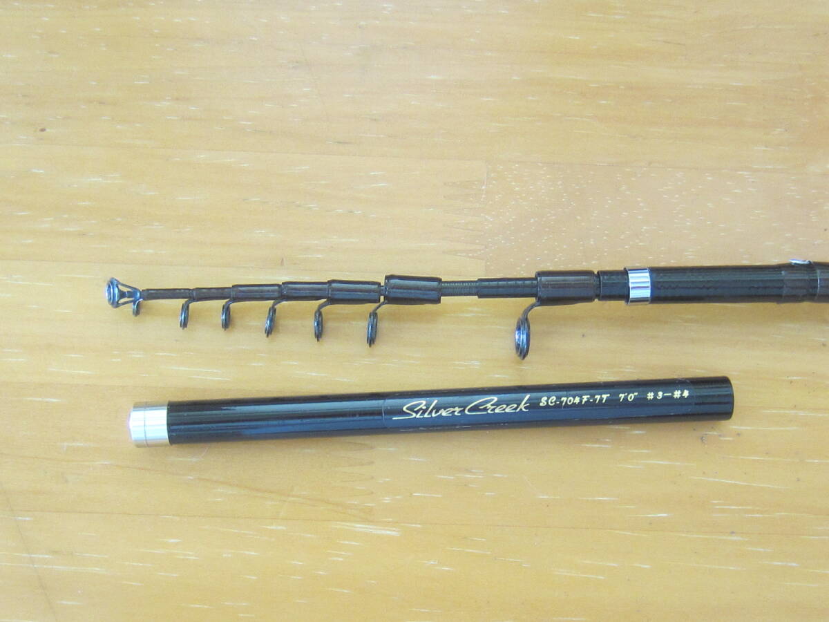 DAIWA　シルバークリーク　7ｆｔ　3～4ｗｔ振り出しパックロッド　_画像2