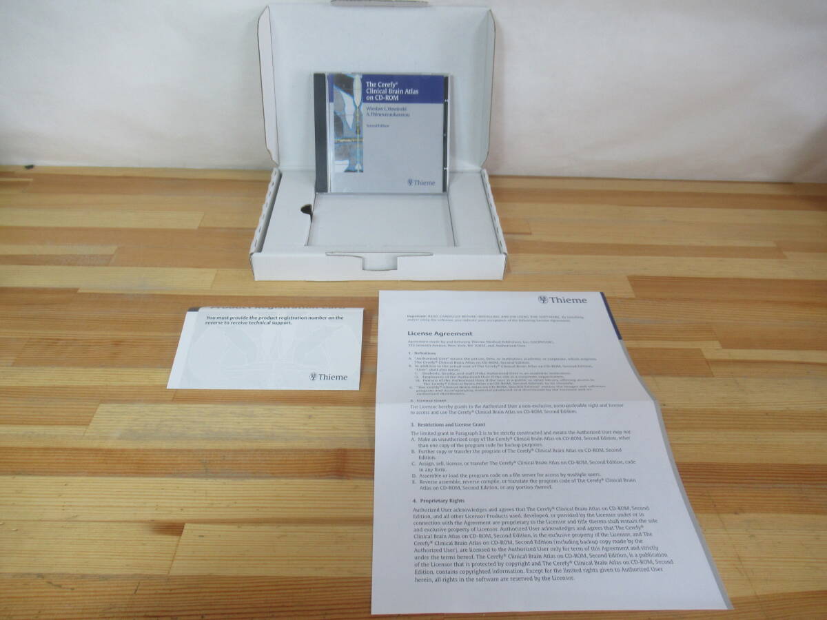 r33☆ 【 第2版 】 The Cerefy Clinical Brain Atlas on CD-ROM 2nd edition Thiemer 2004年 脳 解剖学 皮質下構造 240403 健康と医学 r33☆ 【 第2版 】 The Cerefy Clinical Brain Atlas on CD-ROM 2nd edition Thiemer 2004年 脳 解剖学 皮質下構造 240403 健康と医学