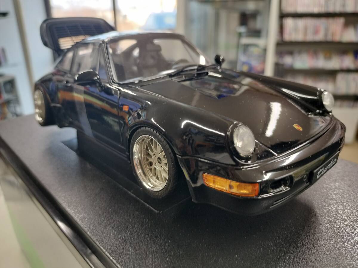 1/18 Porsche 911 (964) turbo BBS wheel exchange custom goods vehicle height low beautiful goods 