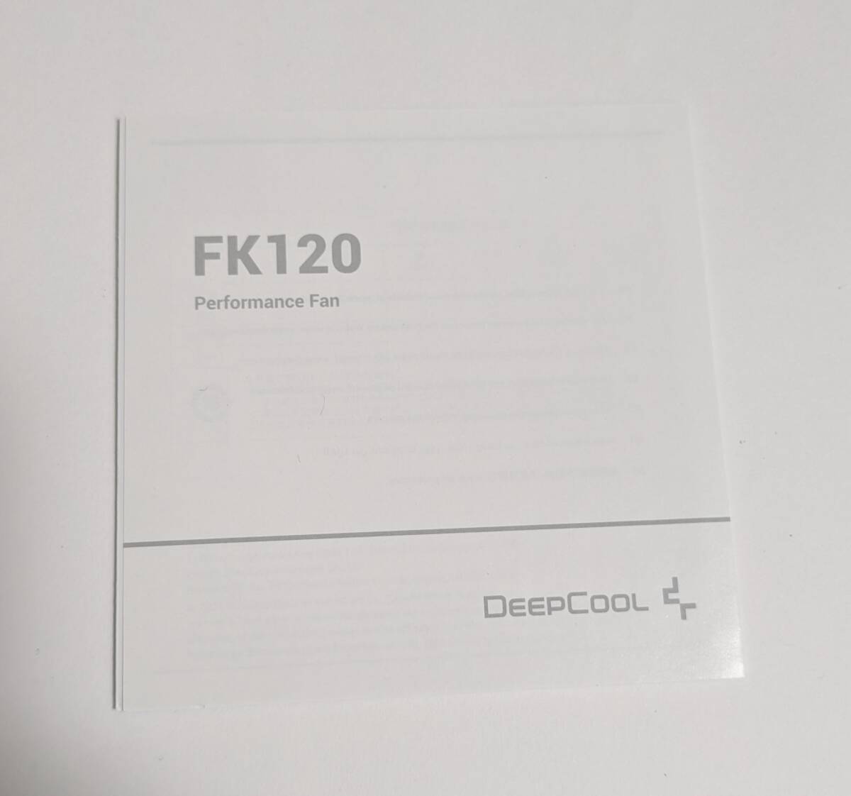 【送料無料】DEEPCOOL ケースファン FK120 R-FK120-BKNPF1-G-1 [ブラック] 外箱付の画像4