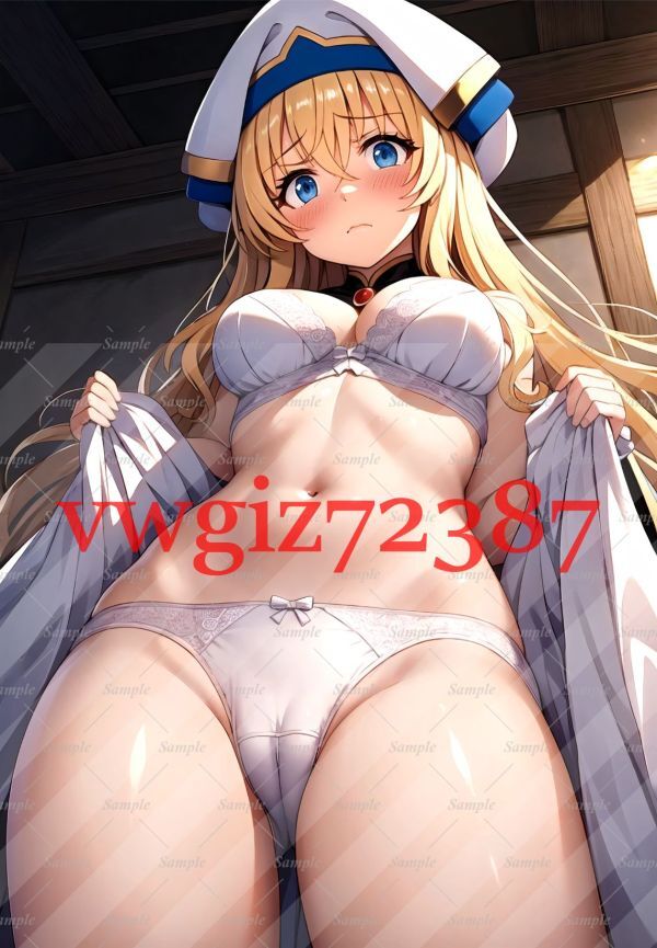 AN-2718 2G 女神官 ゴブリンスレイヤー同人 A4サイズ ポスター アニメ 高品質 anime 制服 巨乳 美少女 イラストアートポスター