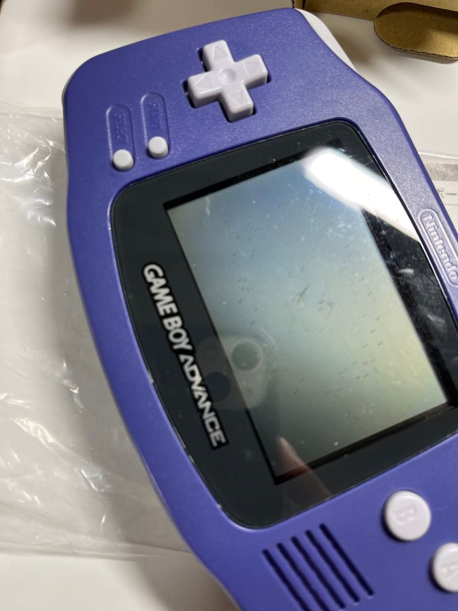 ゲームボーイアドバンス バイオレット　ソフト付き GBA