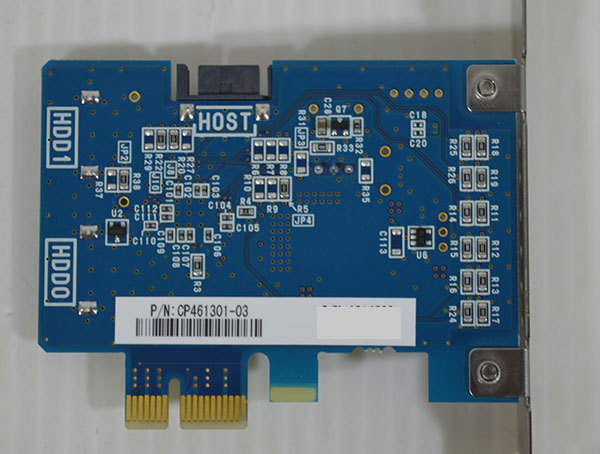 L120 TCS TSATA2R2-01 SATA RAIDカード PCI Express x1 ケーブル付属 稼働品からの抜き取り品 ( ESPRIMO D750/A )_画像3