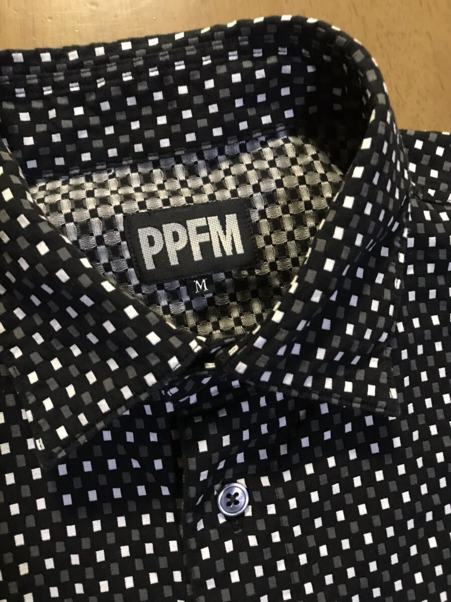 PPFM ㈱ファイブフォックス日本製 綿100％ 黒灰ドビークロス/レギュラーの画像1