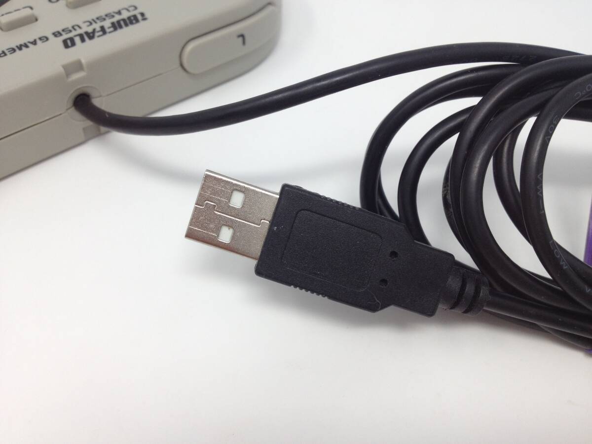iBUFFALO CLASIC USB GAMEPAD BSGP810 シリーズ（ スーパーファミコン スーファミ 風 バッファロー USBゲームパッド コントローラ レトロ )の画像8