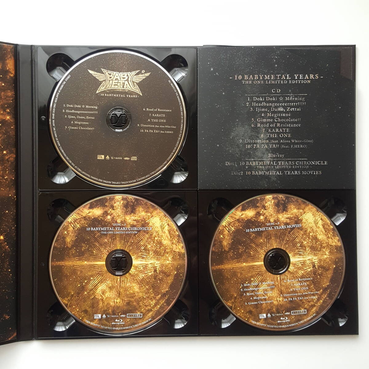 BABYMETAL Album【10 BABYMETAL YEARS】THE ONE LIMITED EDITION THE ONE限定B クロニクルセットの画像5