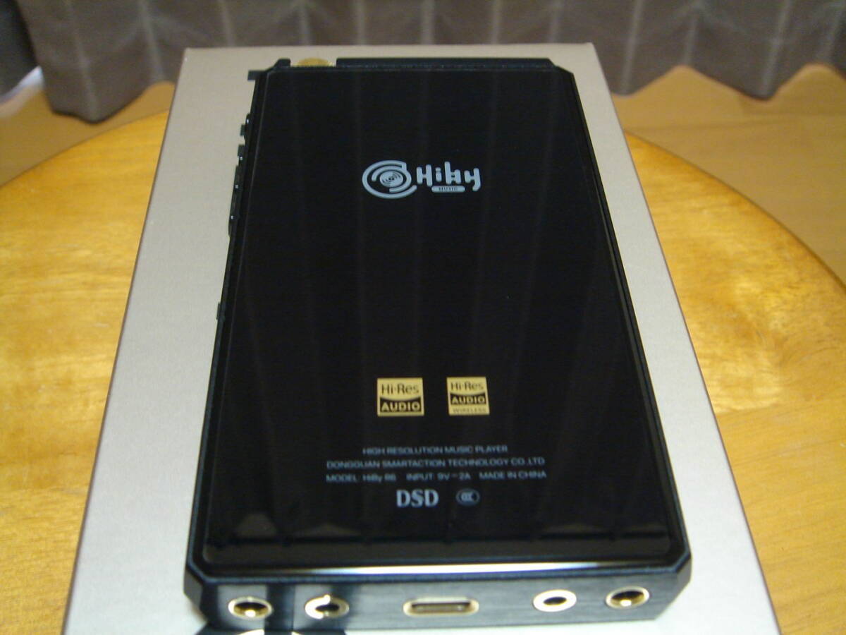 HiByMusic New HiBy R6 DAP ブラック  64GB デジタルオーディオプレーヤー レザーケース付きの画像8