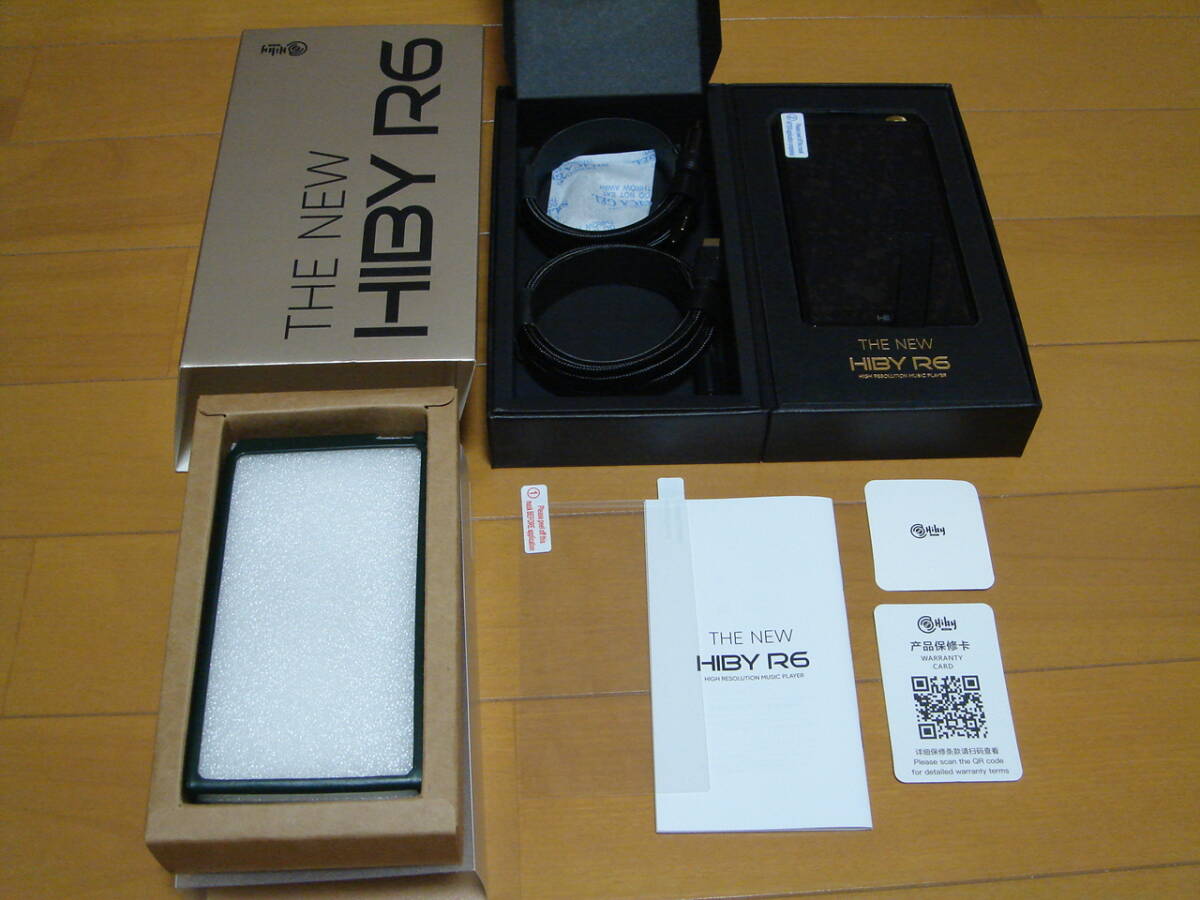 HiByMusic New HiBy R6 DAP ブラック  64GB デジタルオーディオプレーヤー レザーケース付きの画像10