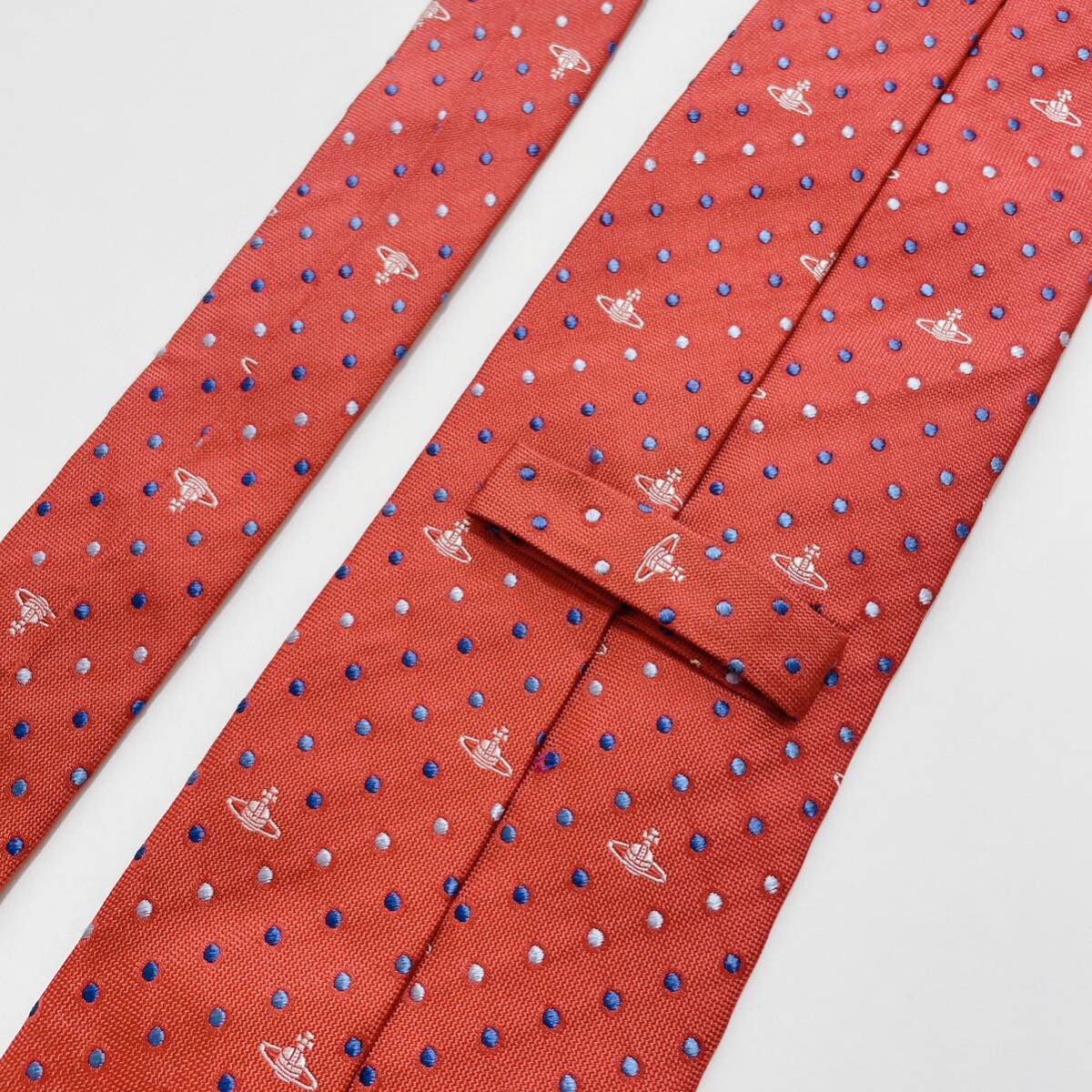  прекрасный товар Vivienne Westwood галстук высокий бренд o-b Logo точка рисунок 