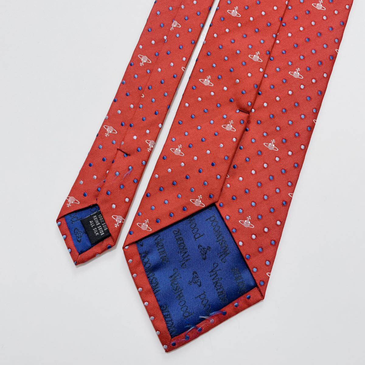  прекрасный товар Vivienne Westwood галстук высокий бренд o-b Logo точка рисунок 