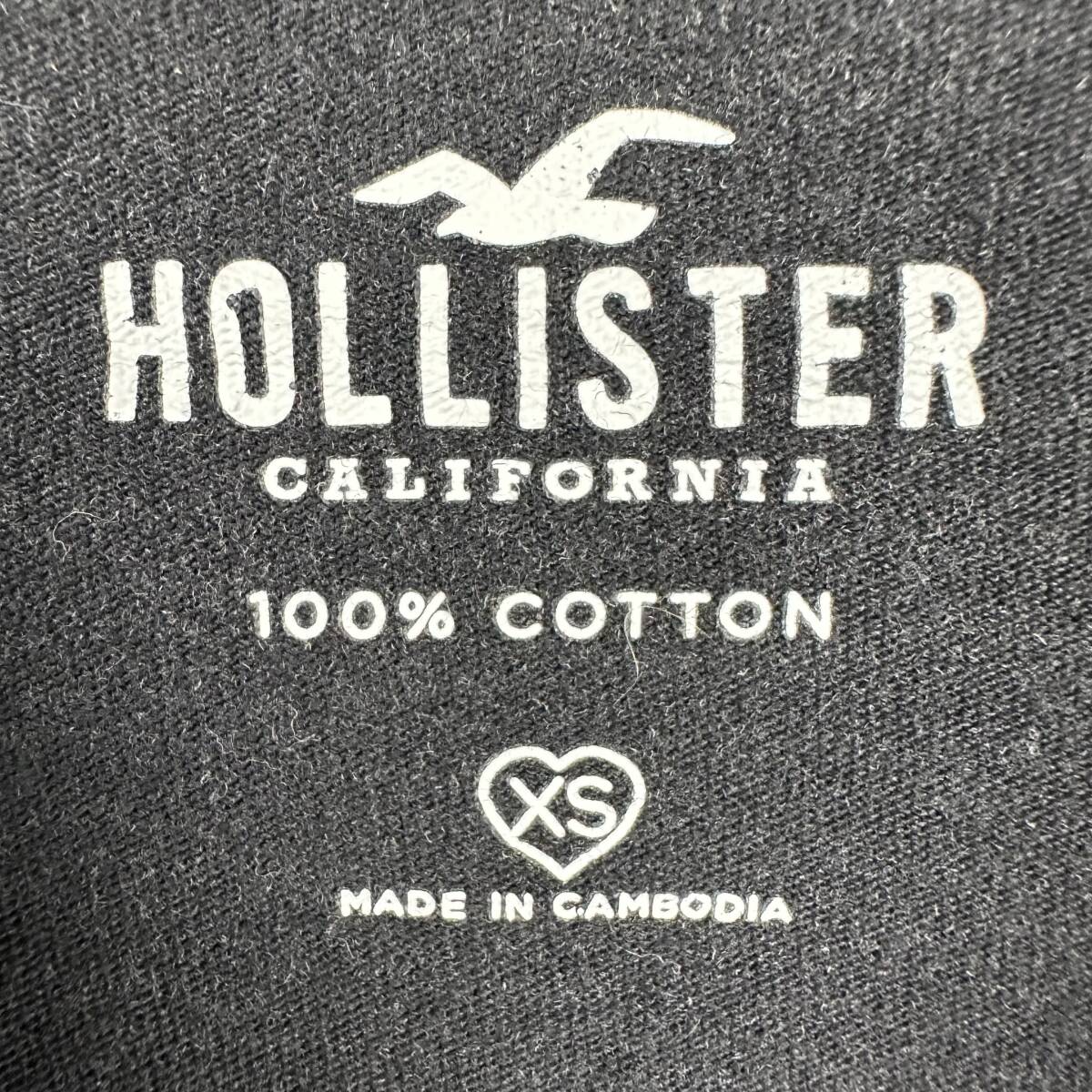 HOLLISTER ホリスター　スカルTシャツ　XS ユニセックス　グラフィックTシャツ　古着　カリフォルニア_画像5