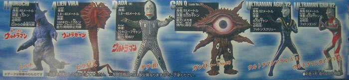  Ultraman Gaya .. смех . глаз сборник все 6 вид Bandai HG 2000 год 
