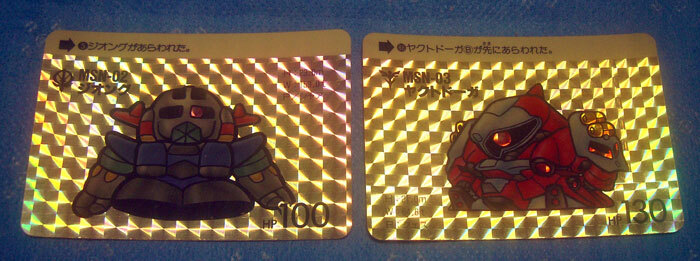 SDスーパーディフォルメガンダムワールド キラカード10枚 バンダイ 1990年の画像3