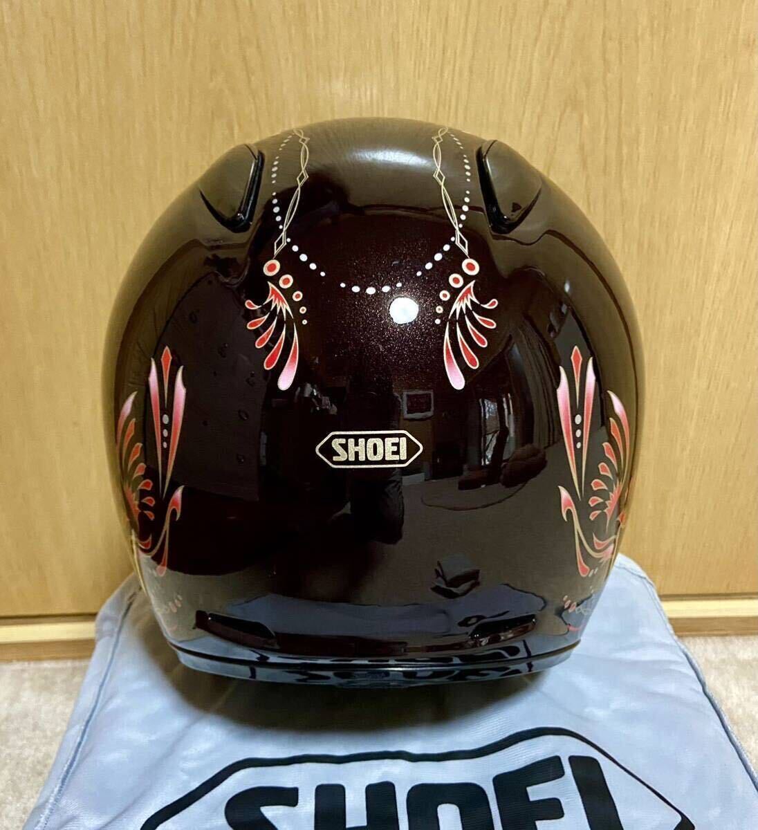 ☆★SHOEI(ショウエイ)J-STREAM(ジェーストリーム)SALIA(サリア)Mサイズ57cm/AMO/アモー/ジェットヘルメット/ブラウンゴールド★☆美品の画像3