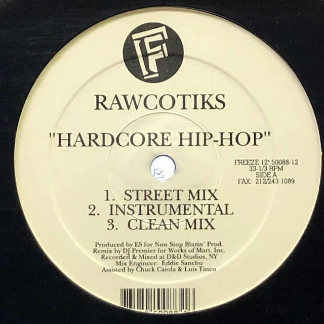 Rawcotiks - Hardcore Hip-Hop（★盤面ほぼ良品！）_画像1