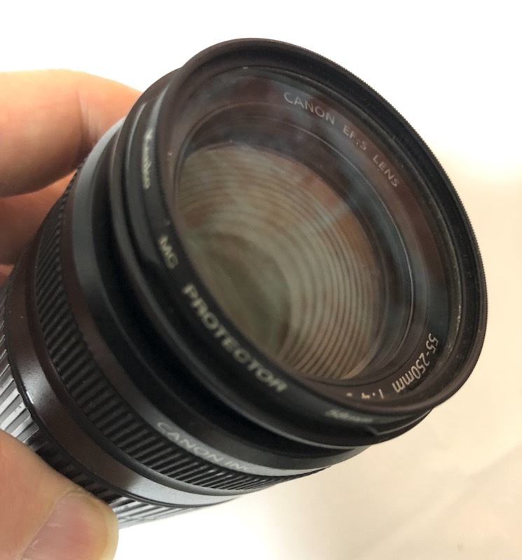 キャノン　Canon ZOOM LENS EF-S 55-250mm 1:4-5.6 カメラレンズ EFSマウント AF不可　ジャンク　#1009　＃Y418_画像10