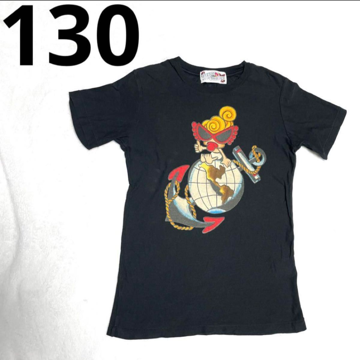 ヒスミニ ヒステリックミニ 半袖 Tシャツ 130 黒 男の子 女の子 ブラック