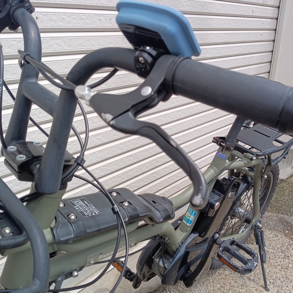 *[ pickup limitation ]2023 year buy Panasonic EZ electric bike olive front basket attaching manual equipped Panasonic*