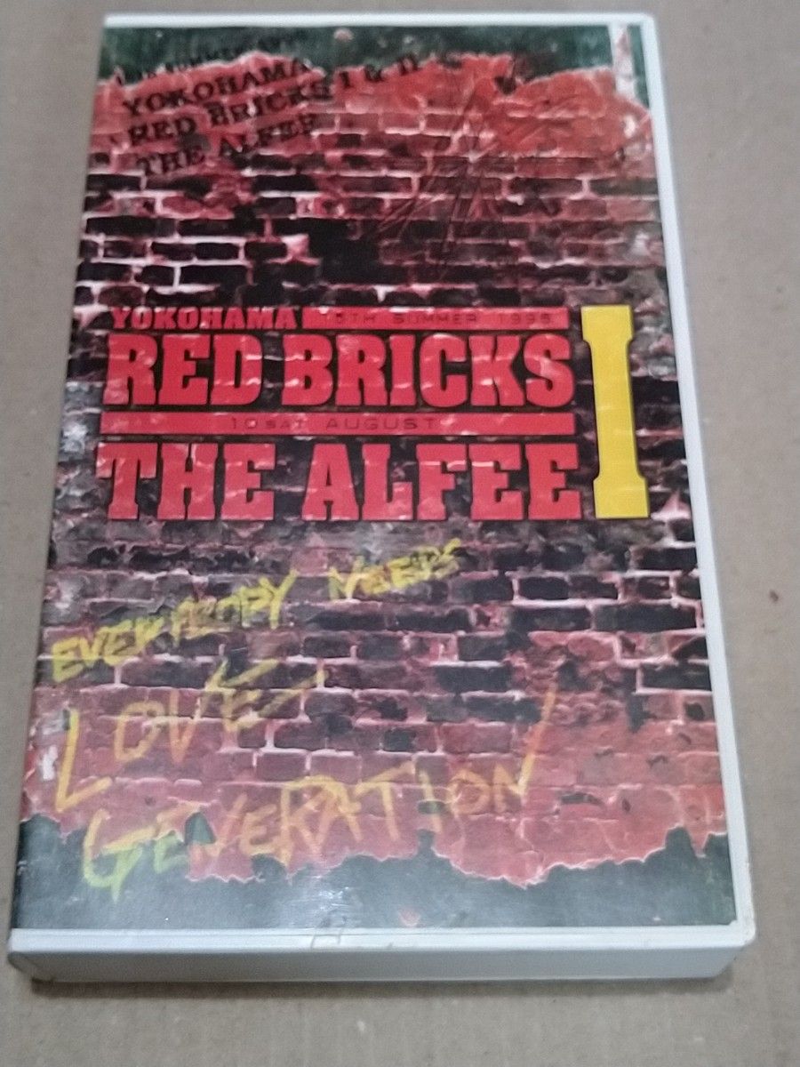 THE ALFEE RED BRICKS 1 VHS ビデオテープ